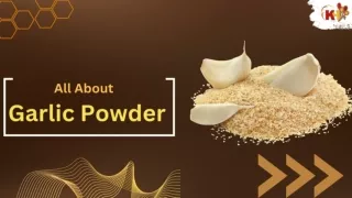 All About Garlic Powder _ Spice Wholesalers in South Africa _ KitchenHut (Pty) Ltd