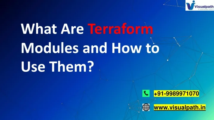 what are terraform modules and how to use them