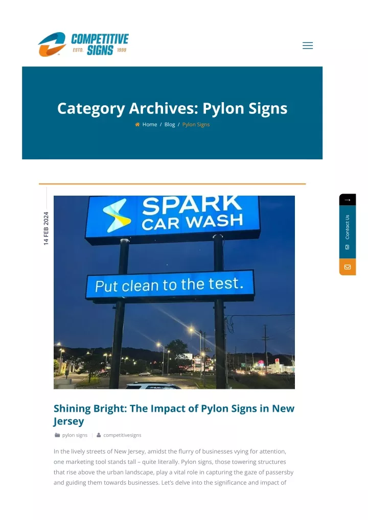 category archives pylon signs