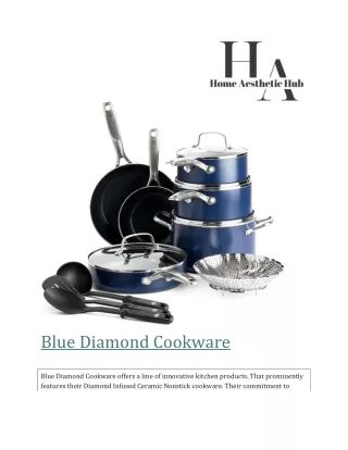 blue diamond cookware