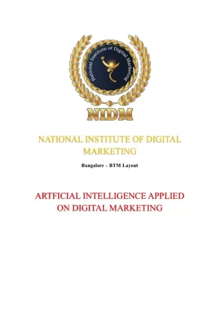 Digital Marketing Institute in BTM