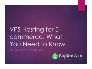 vps hosting for e commerce what you need to know