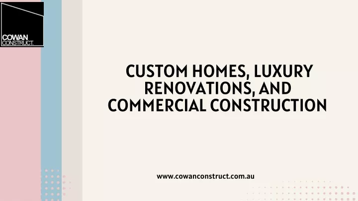 custom homes luxury renovations and commercial