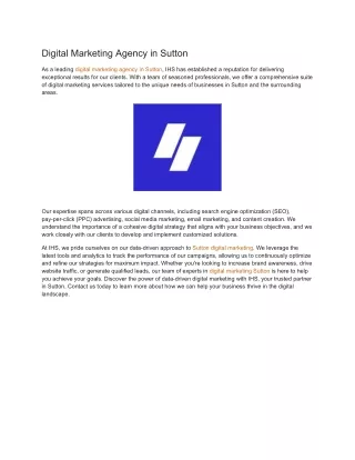 digital marketing agency in sutton