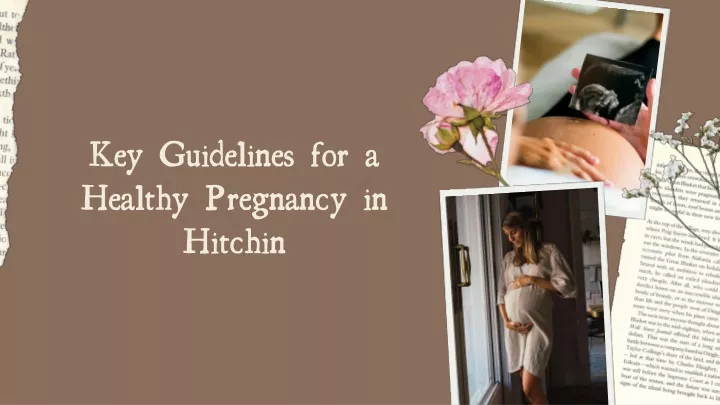 key guidelines for a healthy pregnancy in hitchin