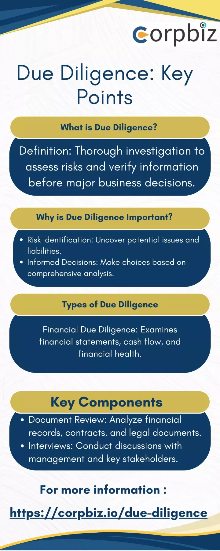 due diligence key points