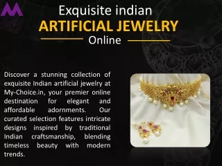 Exquisite Indian Artificial Jewelry Online