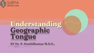 understanding geographic tongue