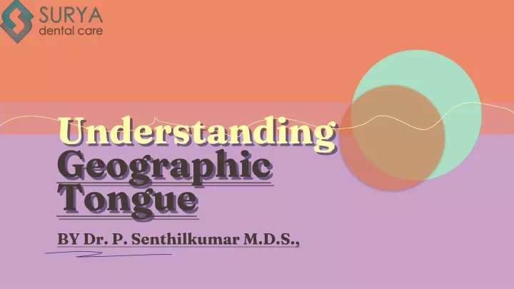 understanding geographic tongue