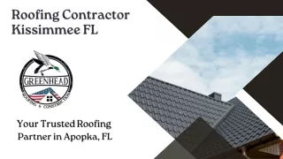 Roofing Contractor Kissimmee FL