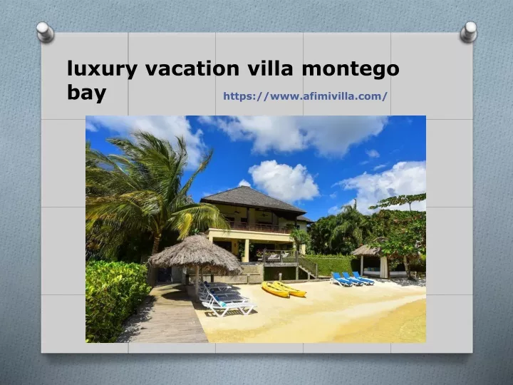 luxury vacation villa montego bay