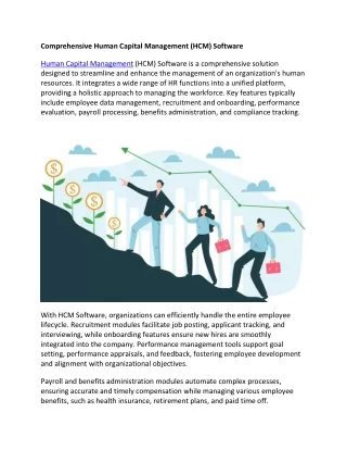 Comprehensive Human Capital Management