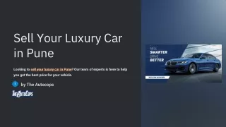 Sell Your Luxury Car in Pune - Get the Best Value