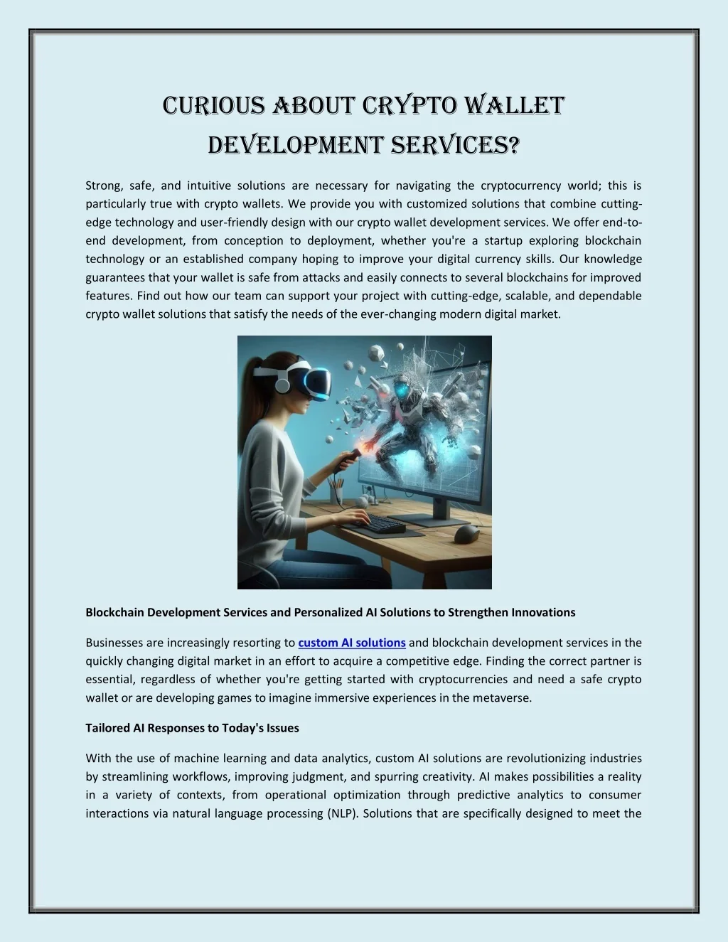 PPT - Curious About Crypto Wallet Development Services PowerPoint ...