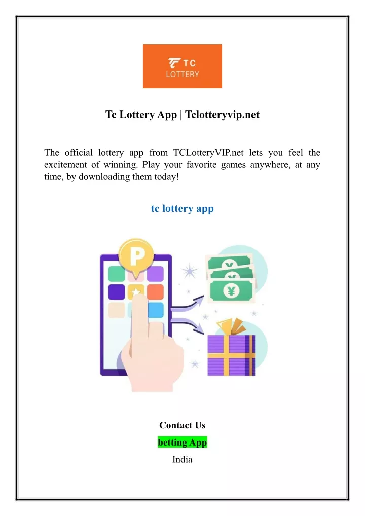 tc lottery app tclotteryvip net