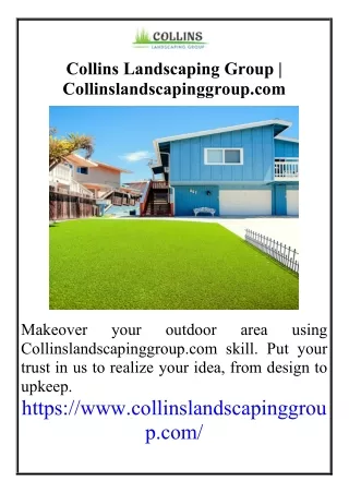collins landscaping group collinslandscapinggroup