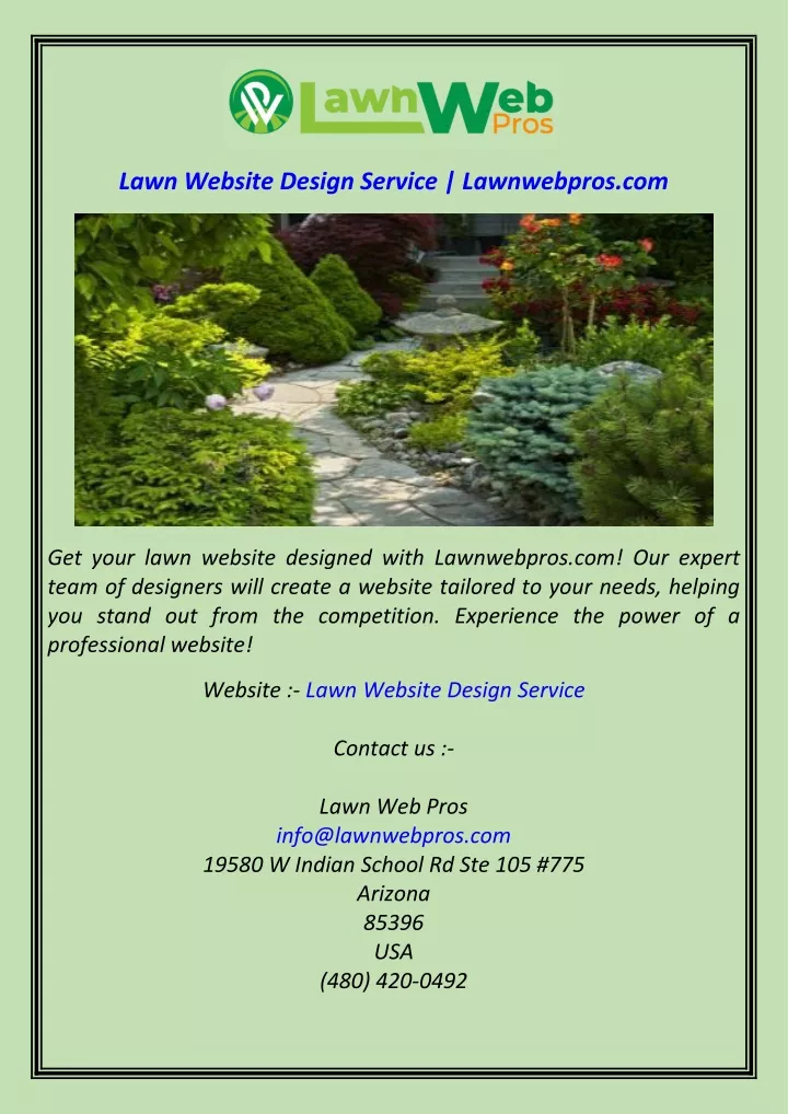 lawn website design service lawnwebpros com