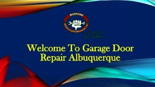 Welcome To Manzano Discount Garage Door