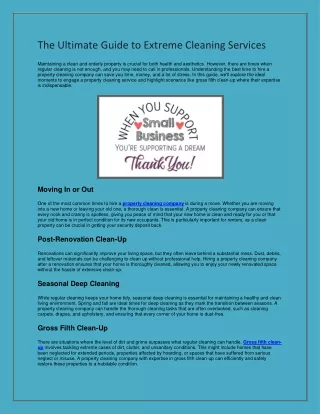 The Ultimate Guide to Extreme Cleaning Services (1)