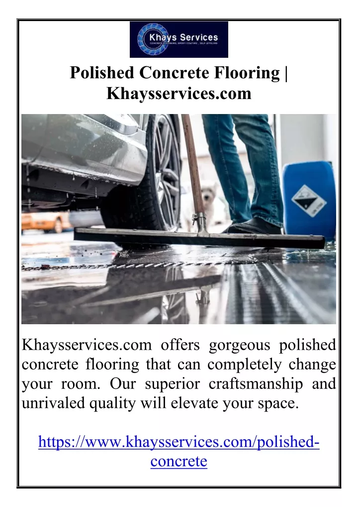 polished concrete flooring khaysservices com