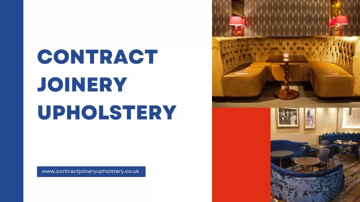 contract joinery upholstery