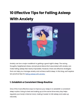 10 Effective Tips for Falling Asleep With Anxiety