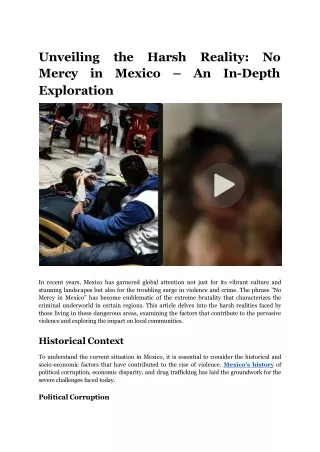 unveiling mercy in