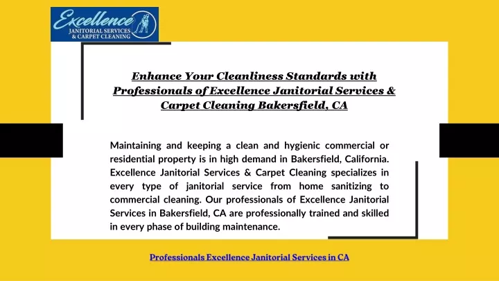 enhance your cleanliness standards with