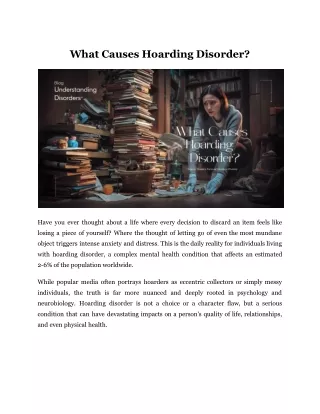 What Causes Hoarding Disorder?