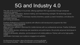 5g and industry 4 0