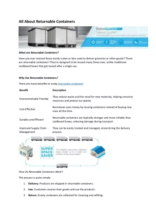 all about returnable containers