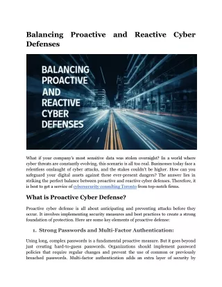 Balancing Proactive and Reactive Cyber Defenses