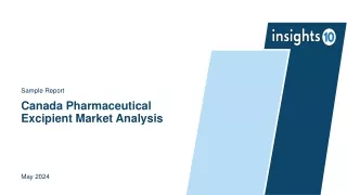 Canada Pharmaceutical Excipient Market Analysis