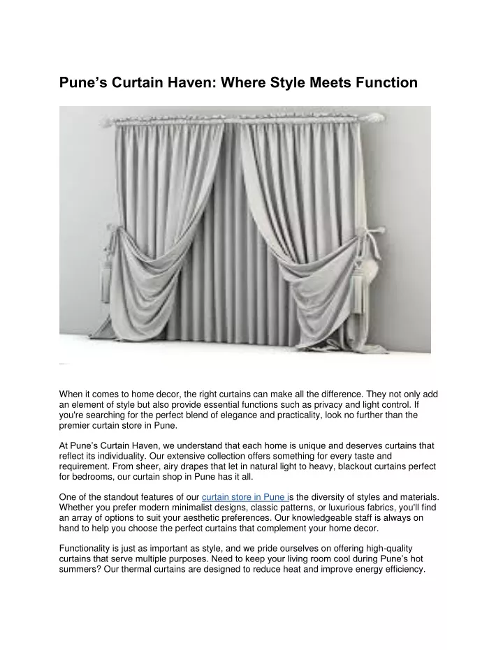 pune s curtain haven where style meets function