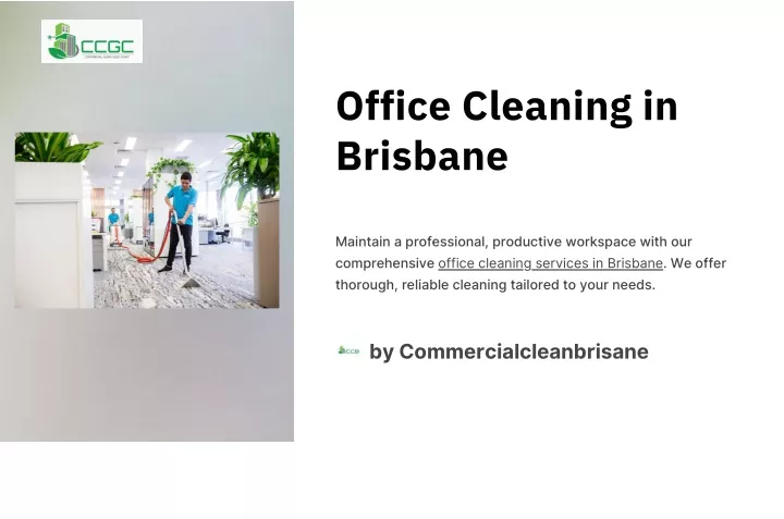 office cleaning in brisbane