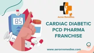 Cardiac Diabetic PCD Pharma Franchise in India