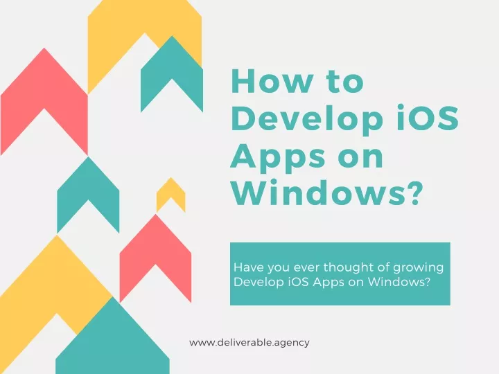 how to develop ios apps on windows