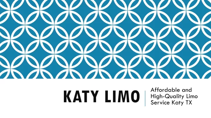 katy limo