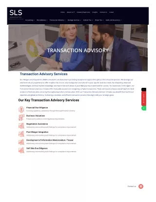 Transaction Advisory Services Dubai