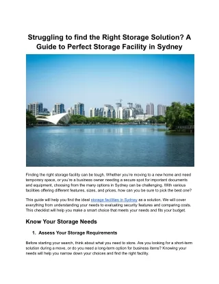 struggling to find the right storage solution