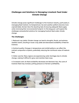 challenges and solutions in managing livestock