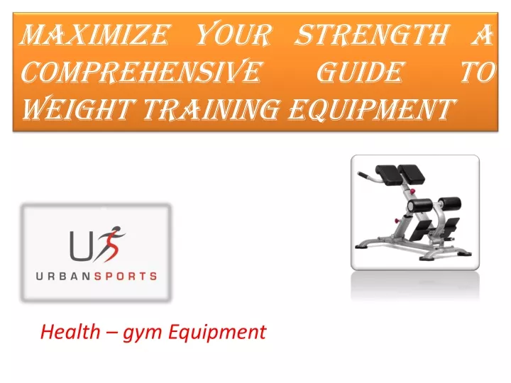 health gym equipment