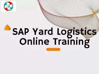 sap yard logistics online training