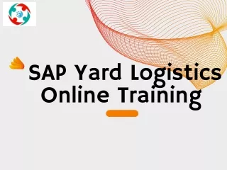sap yard logistics online training
