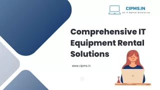 Laptop On Rent In Chandigarh