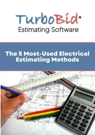 The 5 Most Used Electrical Estimating Methods