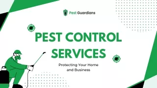 Expert Pest Contol Services | Pest Guardians