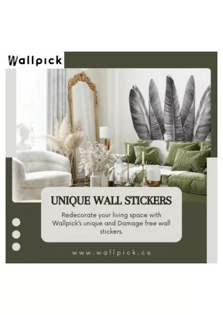 Unique Wall Decoring Stickers