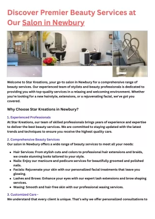 Salon in Newbury