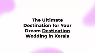 Elegant Destination Wedding in Kerala